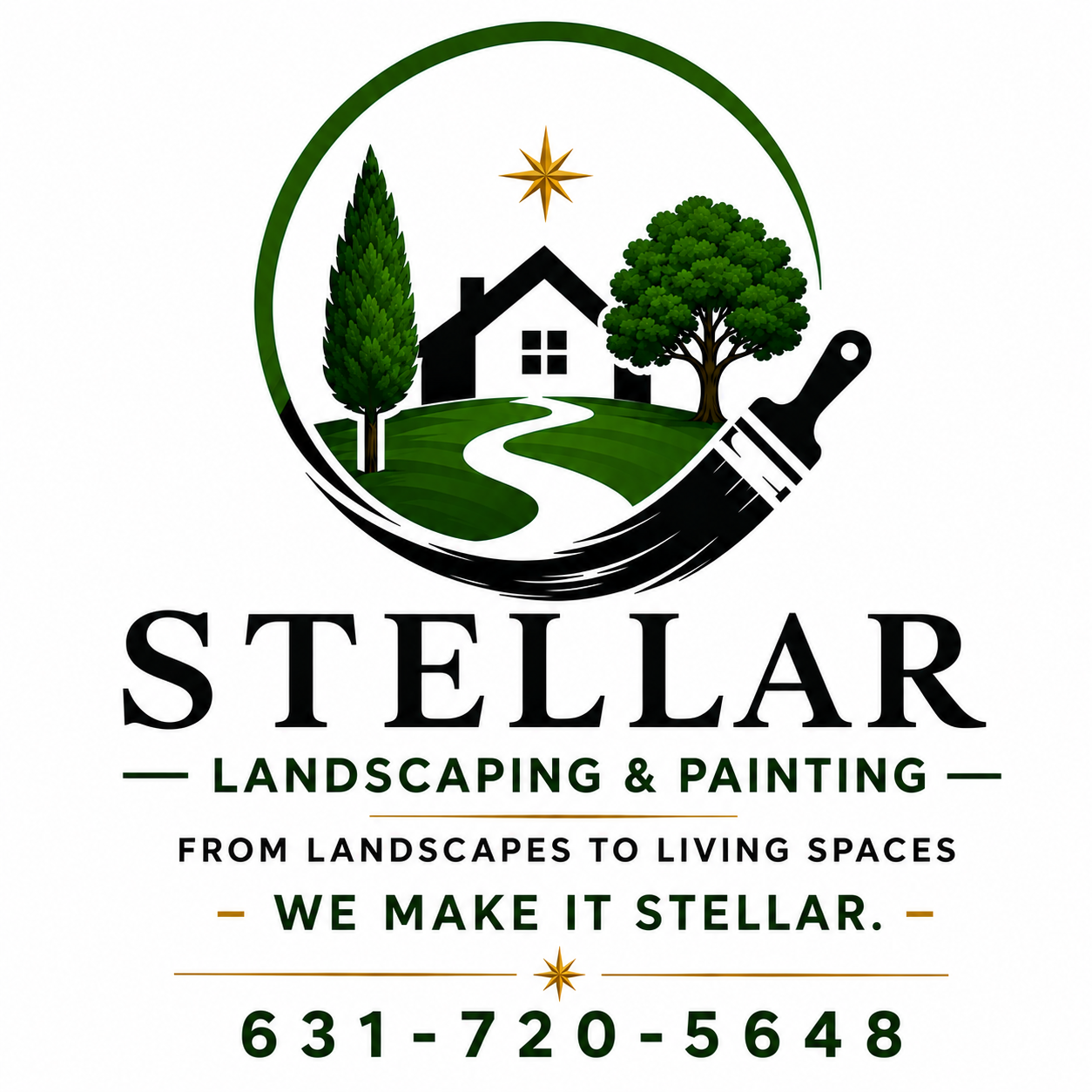 Stellar Landscaping & Painting logo